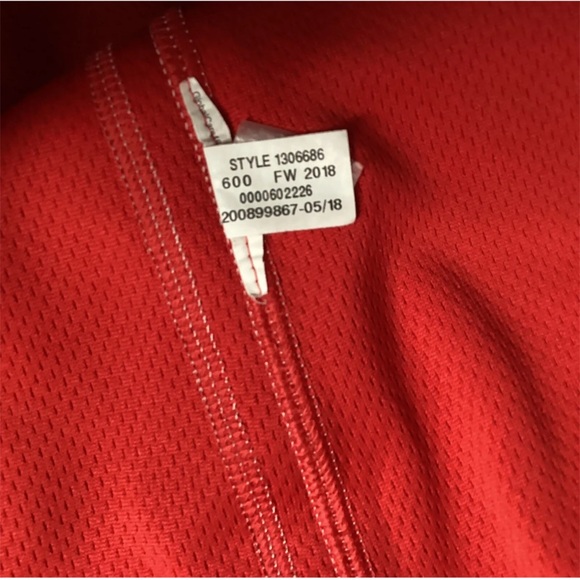 Under Armour Women's Sz XXS Red UV RIVAL Golf Polo Short Sleeve Loose Fit - Picture 6 of 10